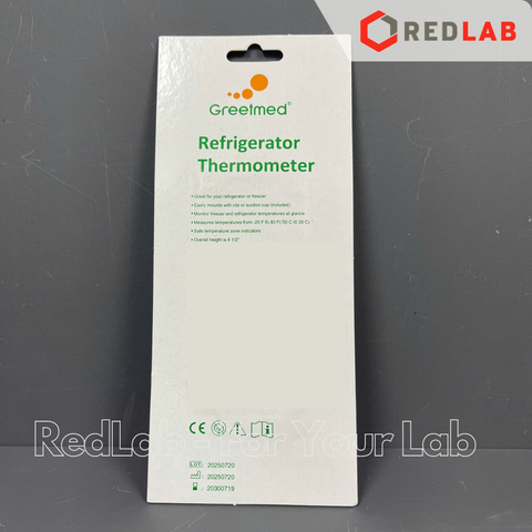Nhiệt kế tủ lạnh GREETMED đo từ -30 đến +30°C refrigerator thermometer, có VAT