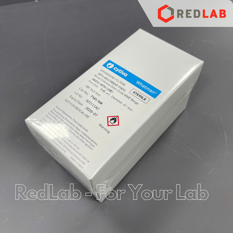 Màng lọc vi sinh MCE (Mix Celulose Ester) 47mm 0.45um WHATMAN tiệt trùng từng tờ, kẻ sọc (hộp 100 tờ) có VAT