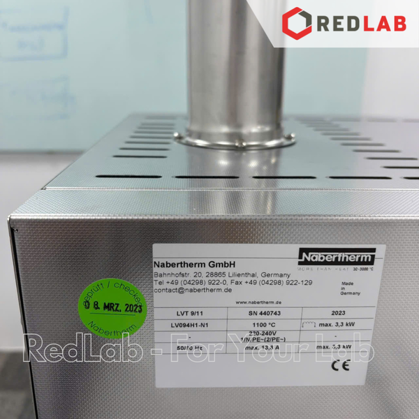 Lò nung tro Nabertherm 9L 1100 độ C (Ashing Furnaces LVT), giá tốt, có VAT