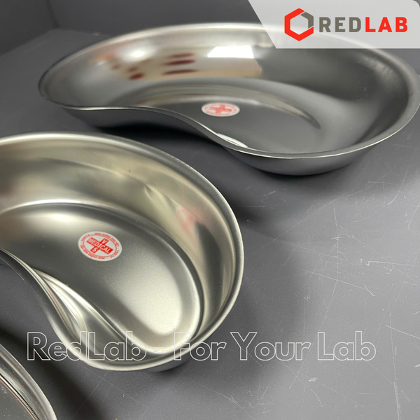 Khay đậu inox cạn / sâu 200 400 800 ml (nhỏ trung lớn) dùng đựng mẫu, dụng cụ trong lab thí nghiệm, có VAT