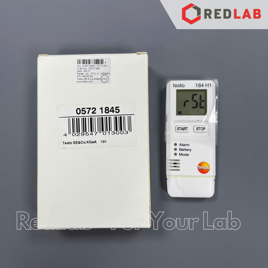 Máy đo ghi nhiệt độ, độ ẩm TESTO 184 H1 (0572 1845) nhiệt ẩm kế tự ghi -20 đến +70 °C, 0 đến 100 %RH, chính hãng, có VAT