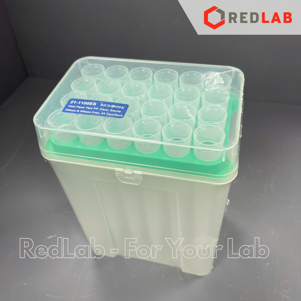 [Hộp 24 cái] Đầu tip trắng 10.000ul (10ml) BIOLOGIX 21-1100ES, dạng Eppendorf, nhựa PP, có thể hấp autoclave, có VAT