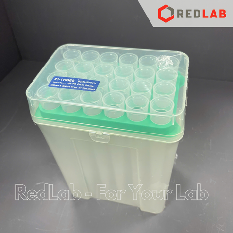 [Hộp 24 cái] Đầu tip trắng 10.000ul (10ml) BIOLOGIX 21-1100ES, dạng Eppendorf, nhựa PP, có thể hấp autoclave, có VAT