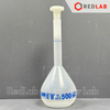 Bình định mức nhựa PP trắng ISOLAB Class B 25 50 100 250 500 1000 ml, plastic volumetric flask, có VAT
