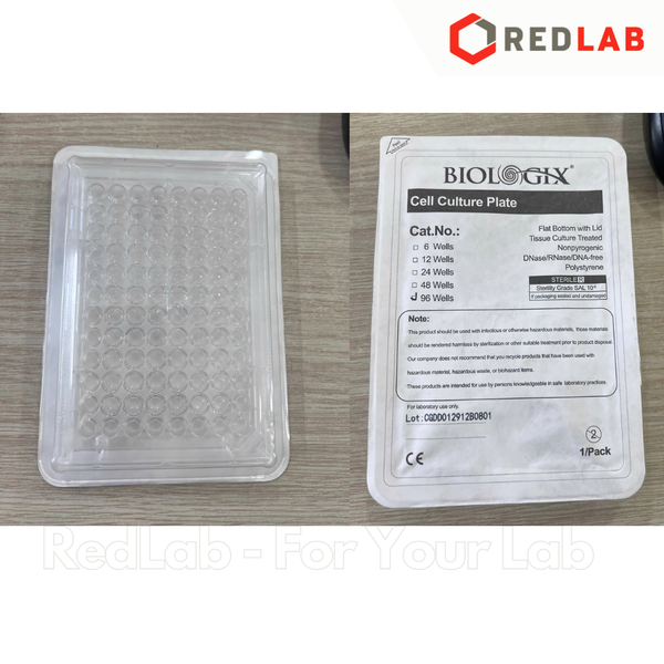 Đĩa nuôi cấy tế bào BIOLOGIX 6 12 24 48 96 giếng, Individually sterile, đã gồm nắp, nhựa PS, có VAT