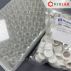 [Bộ 100 cái] ALWSCI Chai thủy tinh vial 5ML 18x40mm trắng / nâu + Nắp vặn kín nhựa PP 15-425, septa 2mm PTFE / silicone