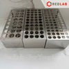 Giá đỡ ống nghiệm inox ONELAB 60 40 24 21 vị trí đựng ống nghiệm, ống ly tâm Ø 16 20 25 30 mm, có VAT