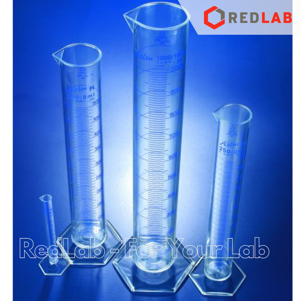 Ống đong nhựa PMP AZLON Scilabware Class A 100 250 500 1000 ml, PMP Cylinders with printed graduations, có VAT