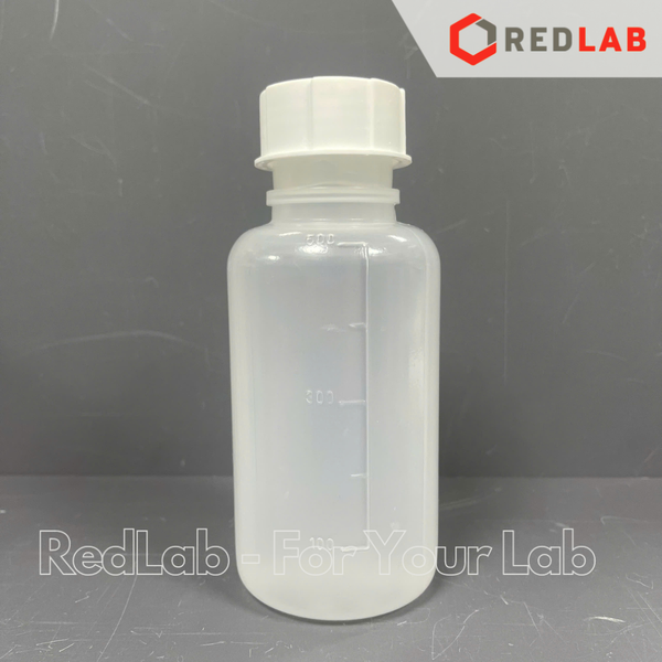 Chai nhựa PP miệng rộng, chia vạch KARTELL 50 100 250 500 1000 ml, graduated wide neck bottles, autoclavable, có VAT