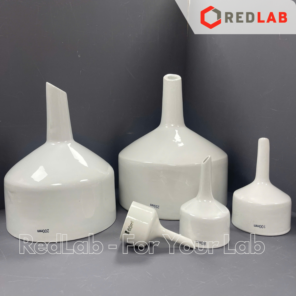 Phễu lọc sứ ONELAB Ø 60 80 100 120 150 200 250 300 mm Buchner dùng lọc mẫu thí nghiệm, có VAT