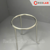 Kiềng nung 3 chân inox Ø 10cm cao 13cm, dùng đun với ngọn lửa đèn cồn trong thí nghiệm, trường học, có VAT