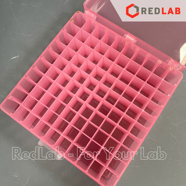 Hộp trữ lạnh 100 vị trí BIOLOGIX 90-9100 nhựa PP, chịu nhiệt -86°C đến hấp 121°C (La-Pha-Pack) có VAT