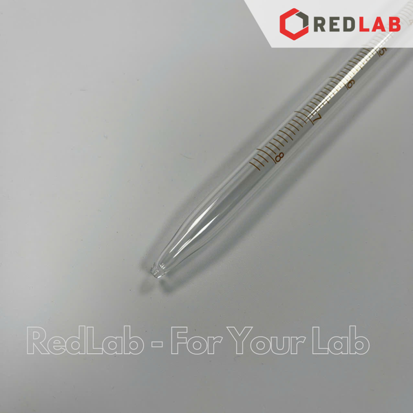 Pipet thẳng vạch nâu DURAN Class B 0.1 0.2 0.5 1 2 5 10 20 25 ml, ống hút thủy tinh kẻ vạch thí nghiệm, có VAT