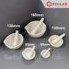 Bộ cối chày sứ ONELAB Ø 60 80 100 130 160 216 305 356 mm, dùng nghiền mẫu thí nghiệm, có VAT
