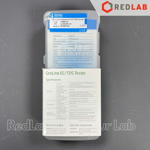 Bút Đo EC / TDS / Nhiệt Độ (ppm) Trong Thủy Canh GroLine Hanna HI98318, giá tốt, có VAT
