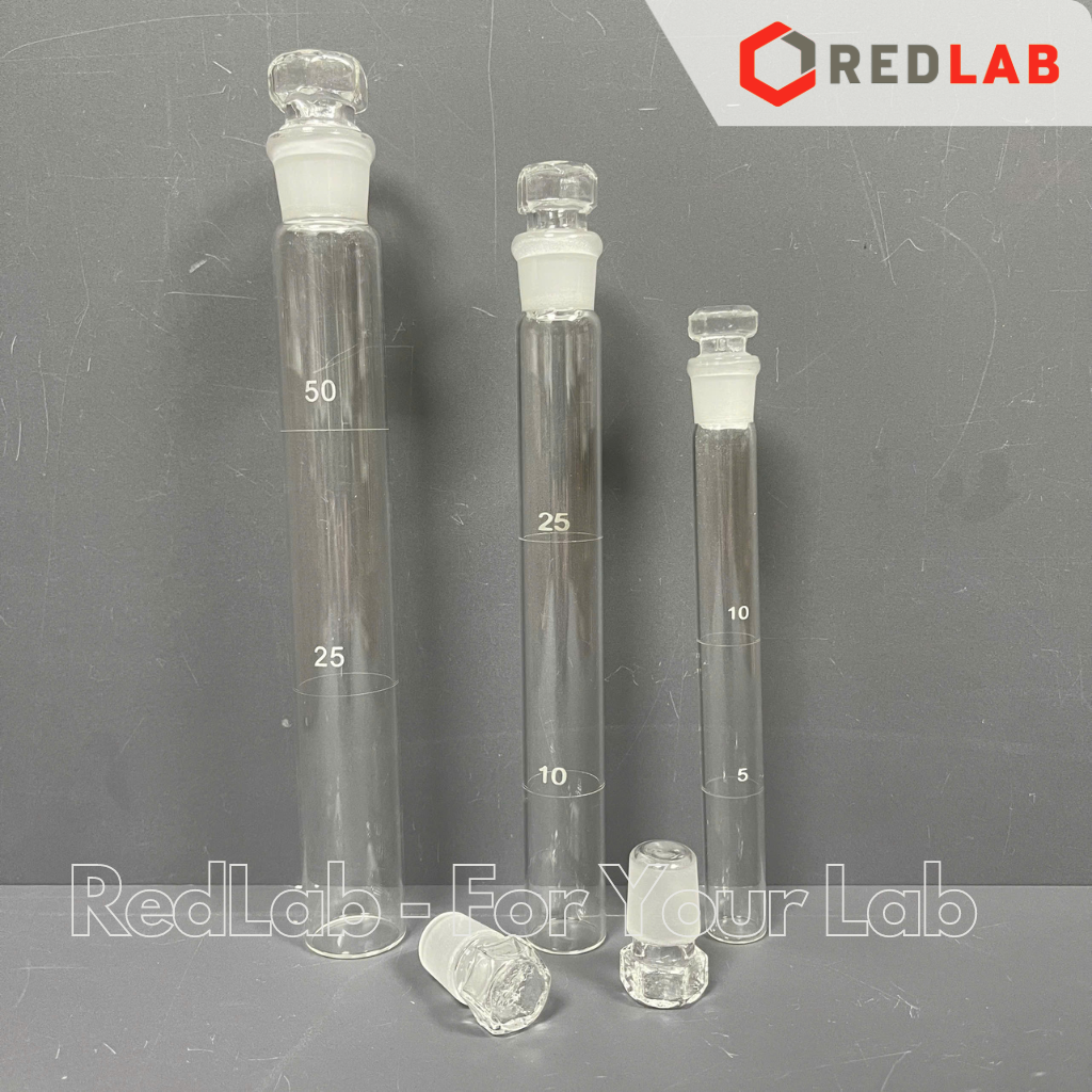 Ống so màu nessler ONELAB 10 25 50 ml, có nút nhám thủy tinh, chia 2 vạch, có VAT