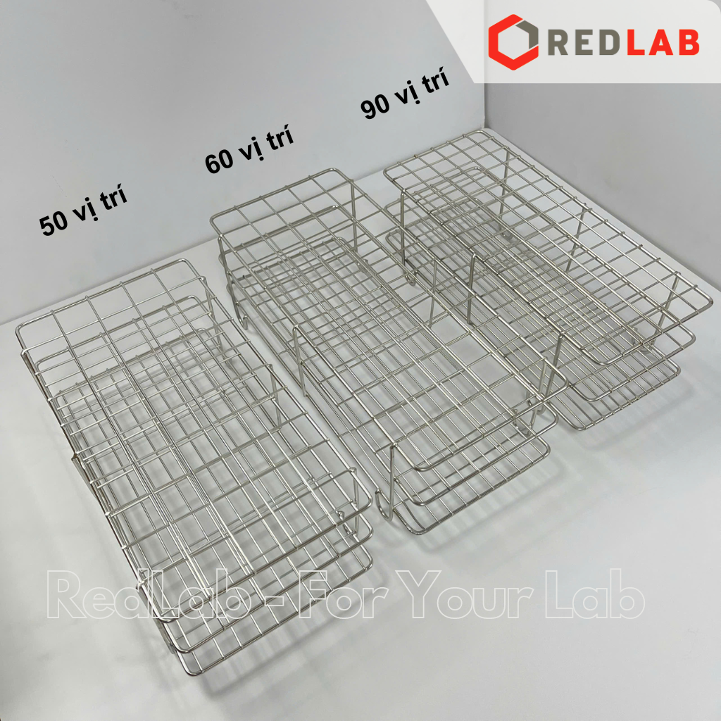 Giá đỡ ống nghiệm Inox 201 nhiều kích cỡ, cho ống đường kính 13 16 18 20 22 25 30 38 mm (kệ đựng ống ly tâm), có VAT