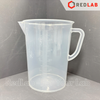 Ca nhựa Education có quai vạch nổi trắng ONELAB 100 250 500 1000 2000 3000 5000 ml, cốc đong thí nghiệm, có VAT