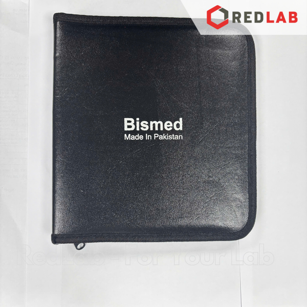 Bộ tiểu phẫu thí nghiệm Pakistan 11 khoản gồm túi đựng, cán, lưỡi dao, nhíp, kéo, pen, kẹp ... có VAT