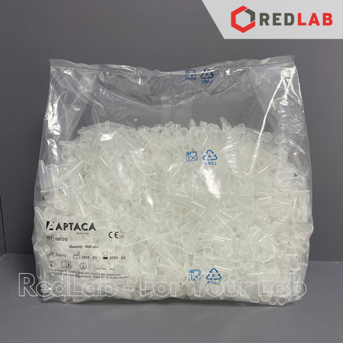 [Gói 1000 cái] Ống ly tâm dạng Eppendorf 1.5ml 2ml Aptaca - Ý 1003/G, 1303, microtube liền nắp, chia vạch, có VAT
