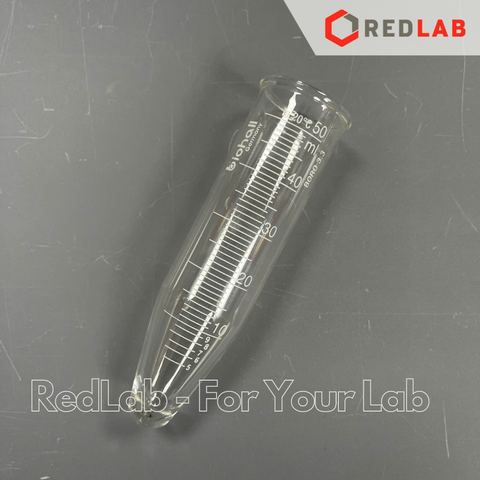 Ống ly tâm thủy tinh đáy nhọn BIOHALL 15ml 50ml (centrifuge tube conical bottom) thủy tinh boro 3.3, vạch xanh, có VAT