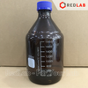 Chai Nâu nắp vặn xanh GENLAB 50 100 250 500 1000 ml - GL45, chai thuỷ tinh soda-lime, đựng mẫu thí nghiệm kị sáng, có VAT