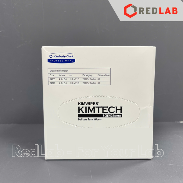 Giấy lau phòng sạch Kimwipes KIMTECH 34155 không bụi chống trầy, hộp 280 tờ 11x21.3cm, có VAT