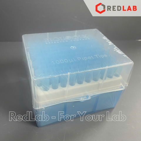 [Hộp 100 cái] Đầu tip xanh 1000ul (1ml) BIOLOGIX 21-1000, dài 78mm, nhựa PP, có thể hấp autoclave, có VAT