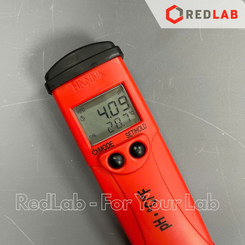 Bút đo pH / Nhiệt độ ứng dụng đa lĩnh vực, 2 số lẻ 0.01 pH Hanna HI98128, có bù nhiệt, giá tốt, có VAT
