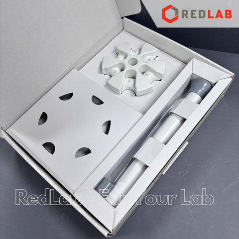 Giá đỡ Micropipet tròn 6 vị trí DLAB Round Pipette Stand (7030000084) để được pipet đơn kênh và đa kênh, có VAT