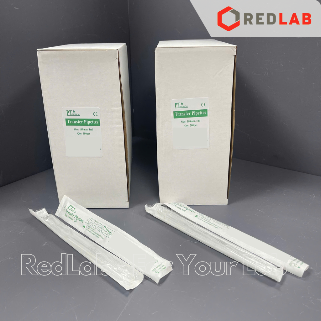 Pipet pasteur nhựa Individually sterile 1ml / 3ml PT Medical, ống hút nhỏ giọt / transfer pipette, chia vạch nổi, có VAT