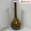 Bình định mức Nâu nút nhựa ONELAB 10 25 50 100 250 500 1000 2000 ml, dùng định mức mẫu thí nghiệm, có VAT