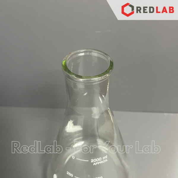 Bình tam giác BOMEX 1000 2000 3000 5000ml, bình nón / erlen thuỷ tinh đựng mẫu thí nghiệm, có VAT