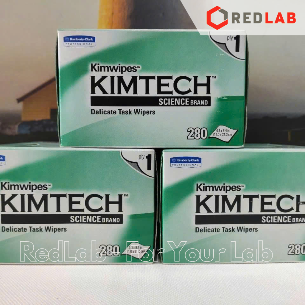 Giấy lau phòng sạch Kimwipes KIMTECH 34120 không bụi chống trầy, hộp 280 tờ 11×21.3cm, có VAT
