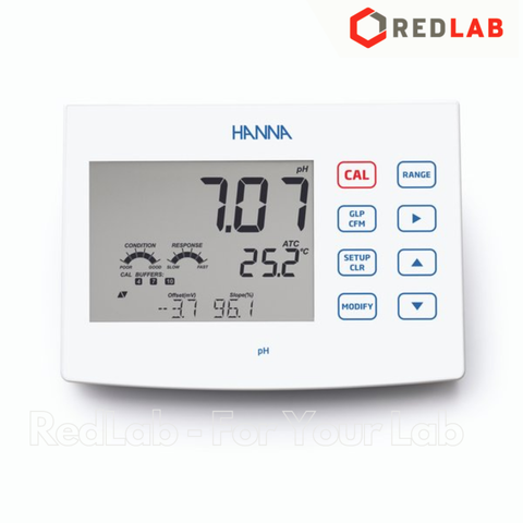 Máy Đo pH/ORP Đơn Giản Để Bàn Hanna HI2620-02, giá tốt, có VAT