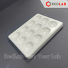 Đĩa nhựa 12 vị trí ONELAB 119x94x10mm, đĩa lõm 12 lỗ dùng trong thí nghiệm, có VAT