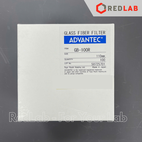 Giấy lọc sợi thủy tinh Ø 110mm ADVANTEC GB-100R Glass fiber filter (hộp 100 tờ) có VAT