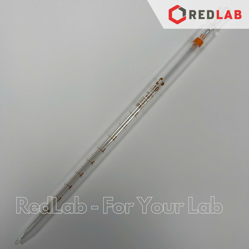 Pipet thẳng vạch nâu DURAN Class AS 0.5 1 2 5 10 20 25 ml, zero trên đỉnh, ống hút thủy tinh kẻ vạch thí nghiệm, có VAT