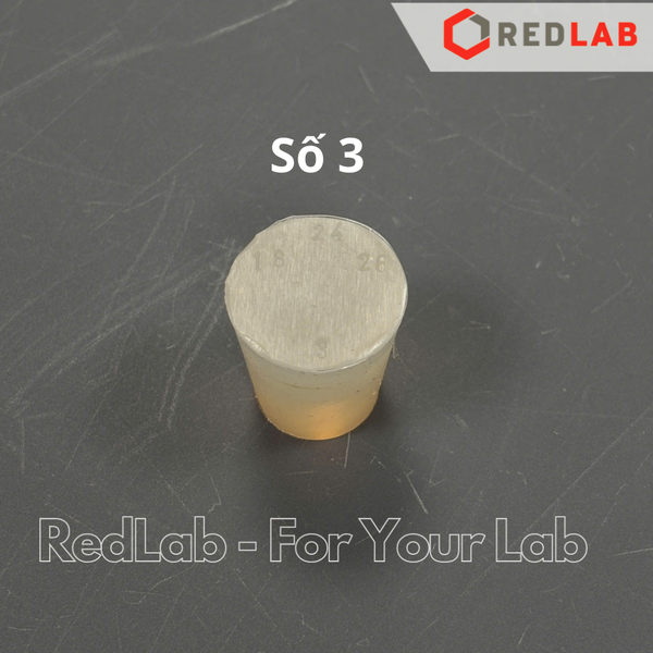 Nút silicon chịu nhiệt ONELAB số #1 đến #11 (ĐK dưới *ĐK trên *cao), dùng đậy, kết nối các dụng cụ thí nghiệm, có VAT