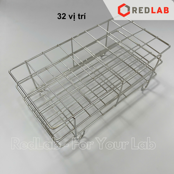 Giá đỡ ống nghiệm Inox 201 nhiều kích cỡ, cho ống đường kính 13 16 18 20 22 25 30 38 mm (kệ đựng ống ly tâm), có VAT