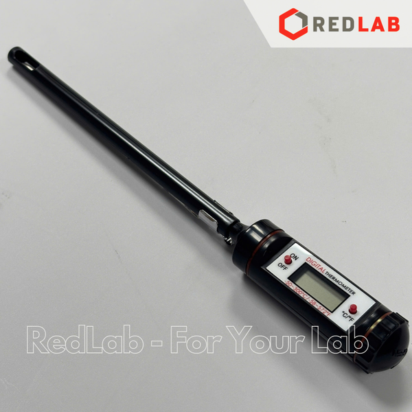 Nhiệt kế điện tử dạng bút -50°C đến +300°C ISOLAB 060.01.001, đầu dò 127mm, portable thermometer, có VAT