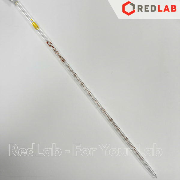 Pipet thẳng vạch nâu DURAN Class B type 1, 0.1 0.2 0.5 1 2 5 10 20 25 ml, ống hút thủy tinh kẻ vạch thí nghiệm, có VAT