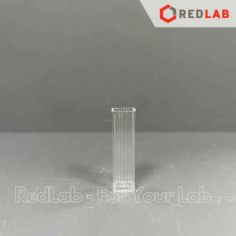 [Hộp 100 cái] Cuvet nhựa PS 1015 10x10x45mm 2-4 ml Aptaca -  cho máy quang phổ (chưa gồm nắp), có VAT