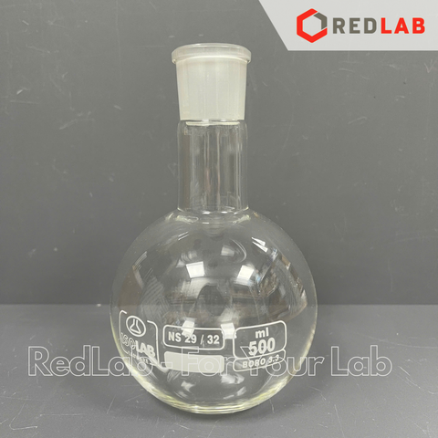 Bình cầu đáy bằng cổ nhám ISOLAB 50 100 250 500 1000 2000 ml - 19/26 24/29 29/32, có VAT