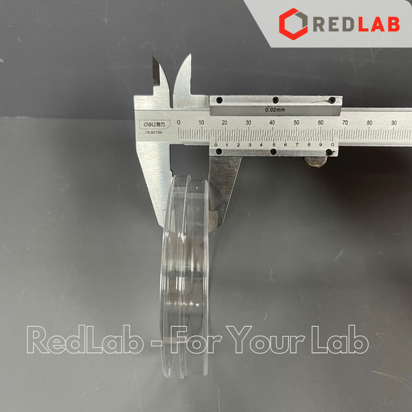 [Thùng 500 cái Tiệt trùng] Đĩa Petri nhựa 90x15mm LPR90158 hãng LabPRO Thụy Sỹ, nặng 16g, chiếu xạ ISO 11137, có VAT