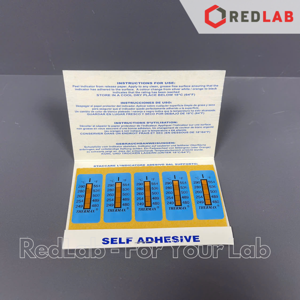 Dụng cụ kiểm tra nhiệt độ Thermax hãng TMC 5 level, range A B C D E F G H I (pack 10 temperature strips) có VAT