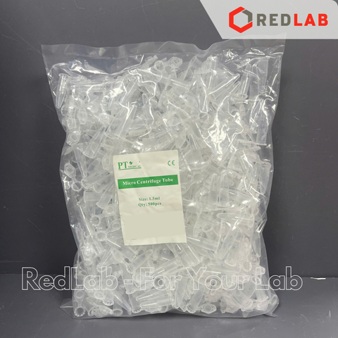Ống ly tâm dạng eppendorf 1.5ml liền nắp PT Medical (gói 500 cái) micro centrifuge tube, có VAT