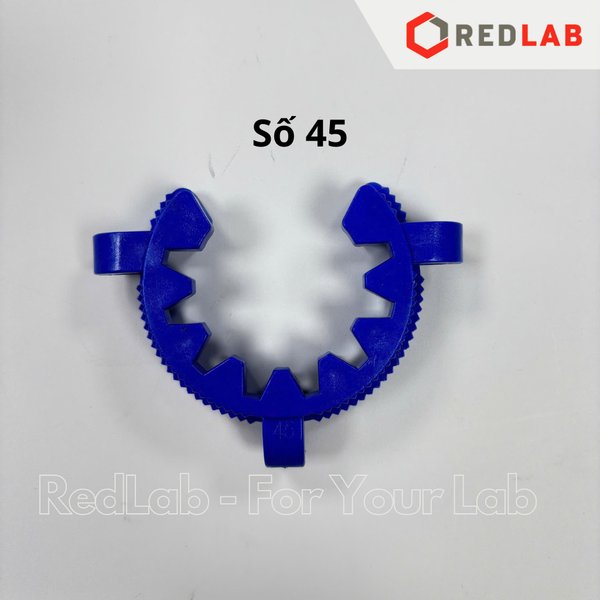 Kẹp cổ nhựa GENLAB # 10 12 14 19 24 29 34 40 45, giữ cố định cổ nhám, các kết nối thủy tinh trong thí nghiệm, có VAT
