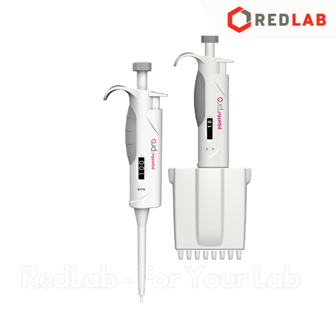 Micropipet 8 kênh AHN Pipet4u pro 0.5-10 5-50 10-100 30-300 ul, có thể hấp autoclave, có VAT