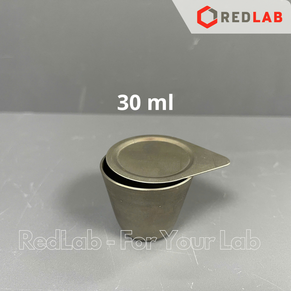 Chén Niken có nắp ONELAB 30ml 50ml, chén nung mẫu thí nghiệm chịu nhiệt độ cao, có VAT